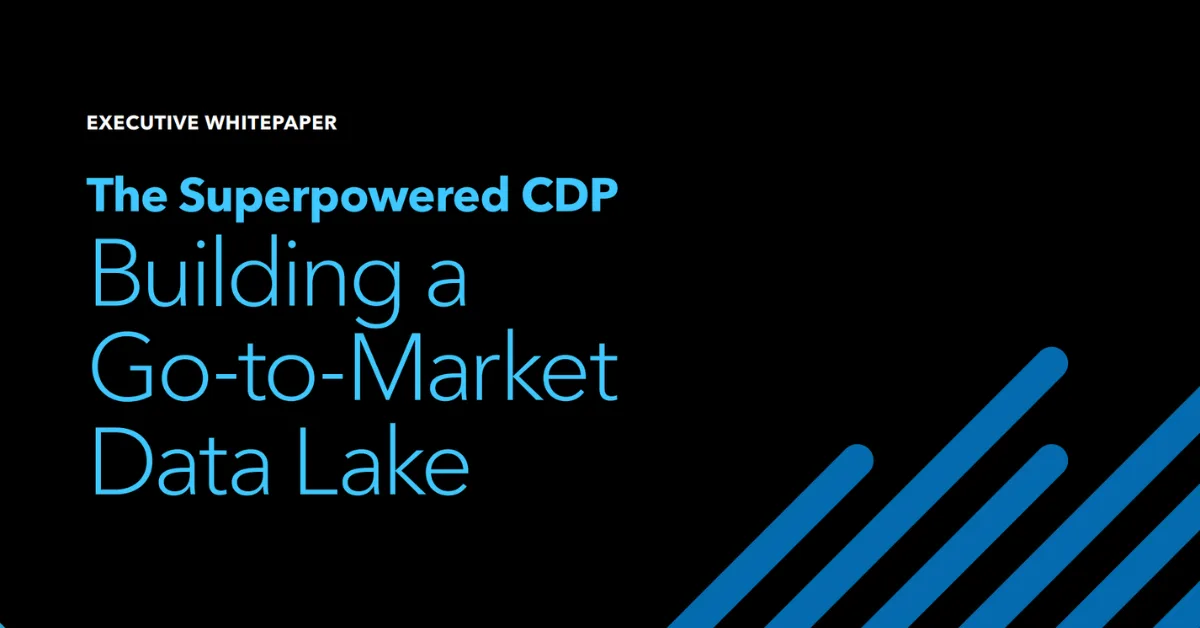 The superpowered CDP: Building a go-to-market data lake