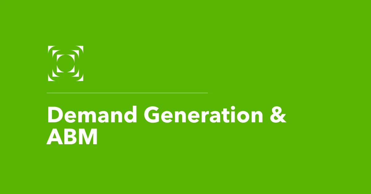 Demand Generation & ABM