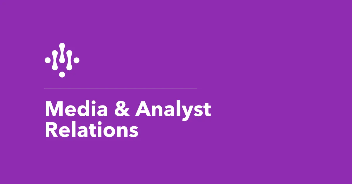 Media & Analyst Relations