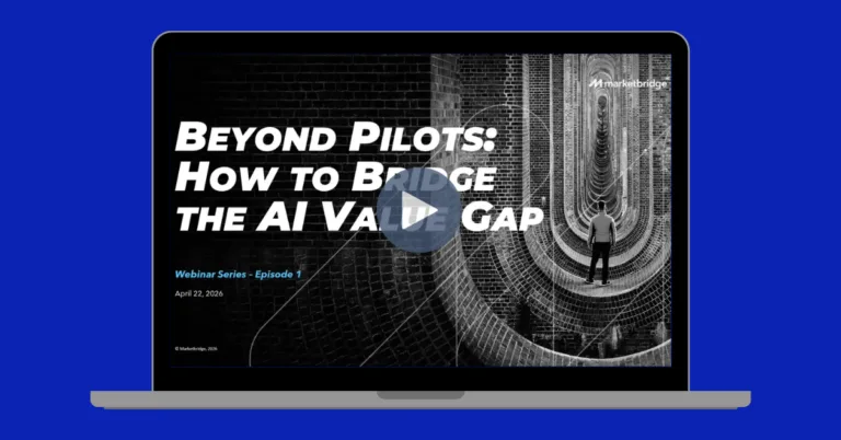 Webinar: Beyond pilots: How to bridge the AI value Gap